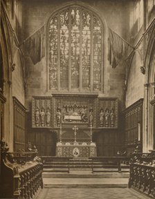 'Chancel and East Window of St. Margaret's, Westminster', c1935. Creator: Taylor.
