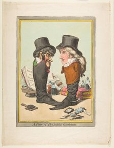 A Pair of Polished Gentlemen, March 10, 1801. Creator: James Gillray.