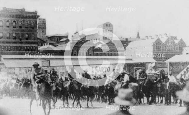 Special Troopers in Albert Square, 1912 Strike. Creator: Unknown.