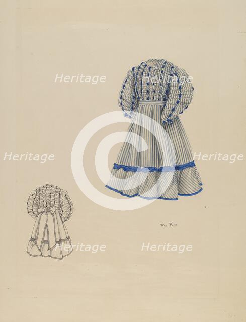 Child's Dress, c. 1937. Creator: Ray Price.