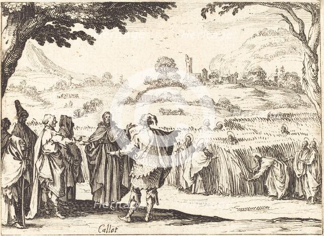 Jesus with the Pharisees, 1635. Creator: Jacques Callot.