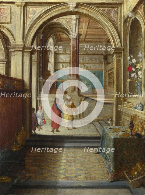 Croesus and Solon, c. 1610. Artist: Steenwyck, Hendrick van, the Younger (1580-1649)