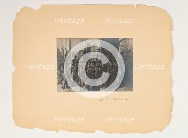 (Scenes from the Lives of the People, Portfolio) (Untitled), 1906. Creator: Glenn O Coleman.