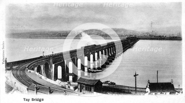 Tay Bridge, Scotland, 1902. Artist: Unknown