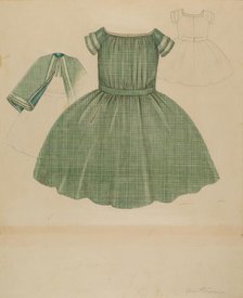 Child's Dress, 1935/1942. Creator: Bessie Forman.