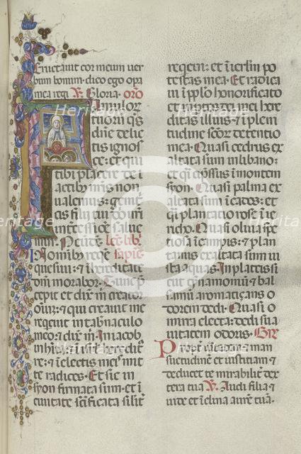 Missale: Fol. 306: Assumption of the Virgin, 1469. Creator: Bartolommeo Caporali (Italian, c. 1420-1503).