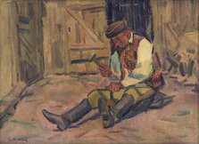 Study for the Painting Farrier, around 1935. Creator: Gustav Mally.