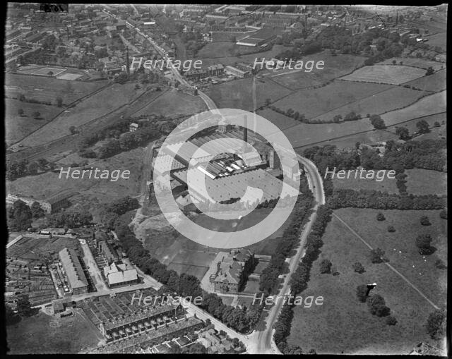 Nunroyd Mills on Leeds Road, Guiseley, West Yorkshire, c1930s. Creator: Arthur William Hobart.
