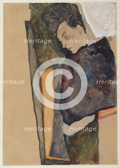 The Artist's Mother Sleeping, 1911.