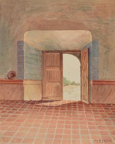Doorway, 1936. Creator: Robert W.R. Taylor.