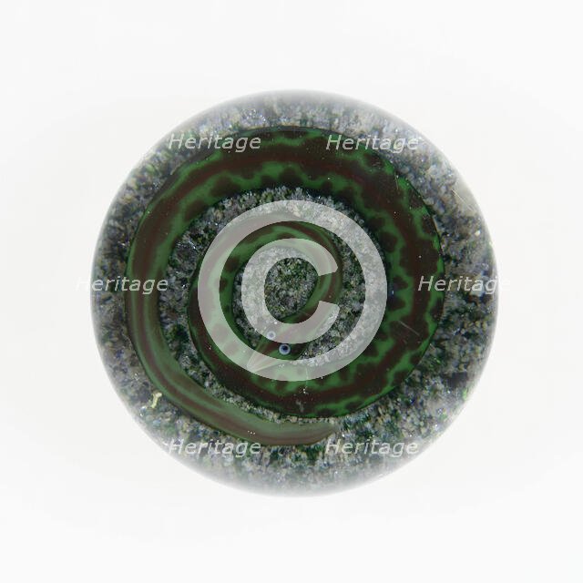 Paperweight, Lunéville, c. 1848-55. Creator: Baccarat Glasshouse.