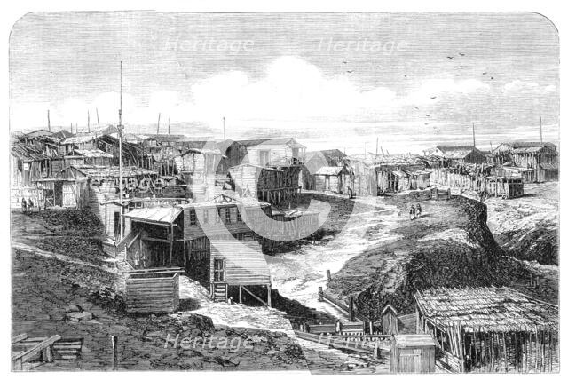 Chinese quarter of the Chincha Islands, 1864. Creator: Unknown.