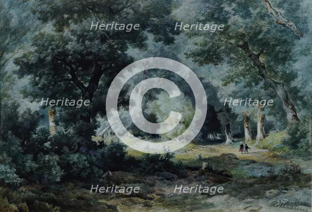 Forest interior, 1876. Creator: Remigius Adrianus Haanen.