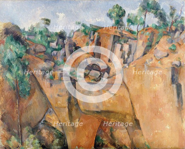 La carrière de Bibémus (The Bibémus Quarry) , c1895. Creator: Cézanne, Paul (1839-1906).