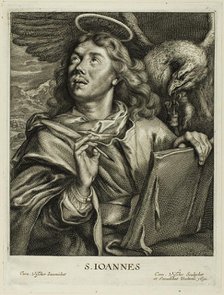 Saint John, n.d. Creator: Cornelis de Visscher.