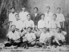 Chinese baseball team, Honolulu, 1910. Creator: Bain News Service.