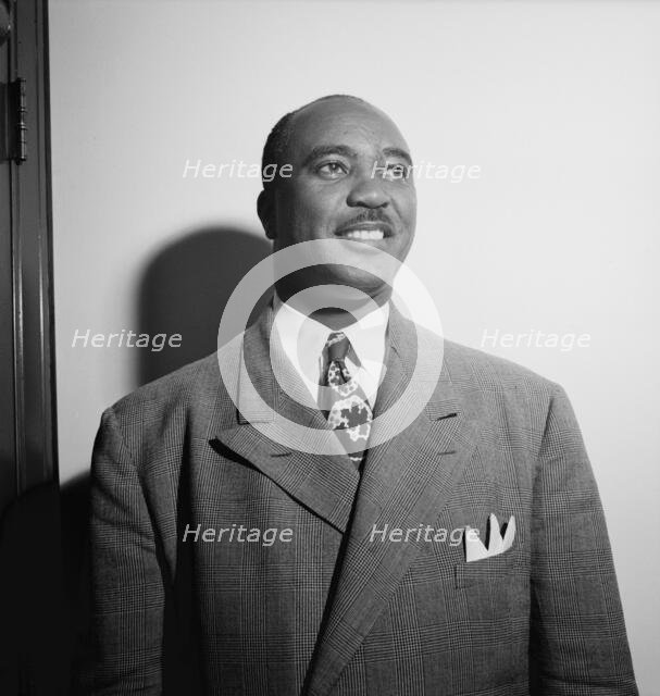 Portrait of Jimmie Lunceford, New York, N.Y.(?), ca. Aug. 1946. Creator: William Paul Gottlieb.
