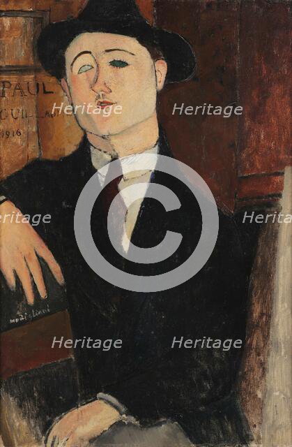 Portrait of Paul Guillaume (1891-1934) , 1916. Creator: Modigliani, Amedeo (1884-1920).