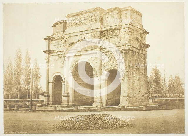 Arc Antique a Orange, 1853. Creator: Edouard Baldus.