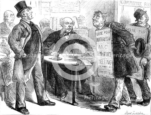 Election Sketches: untrustworthy standard-bearers, 1880. Creator: Unknown.