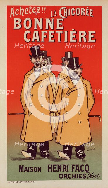 Affiche pour la "Chicorée Bonne Cafetière", c1899. Creator: Fernand Fernel.