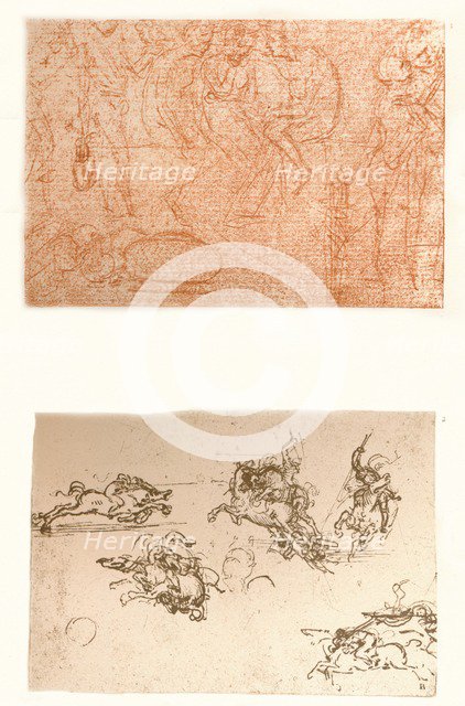 Two drawings, c1472-c1519 (1883).  Artist: Leonardo da Vinci.