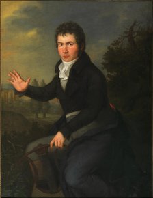 Portrait of Ludwig van Beethoven, ca 1805. Creator: Maehler, Willibrord Josef (1778-1860).