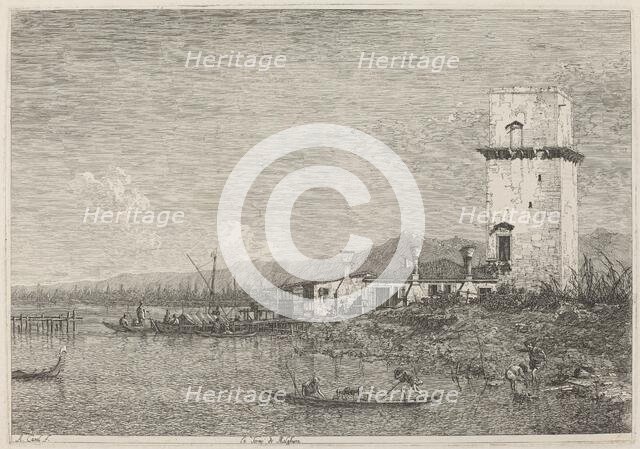 La Torre di Malghera, c. 1735/1746. Creator: Canaletto.