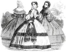 Paris Fashions for October, 1860. Creator: Unknown.