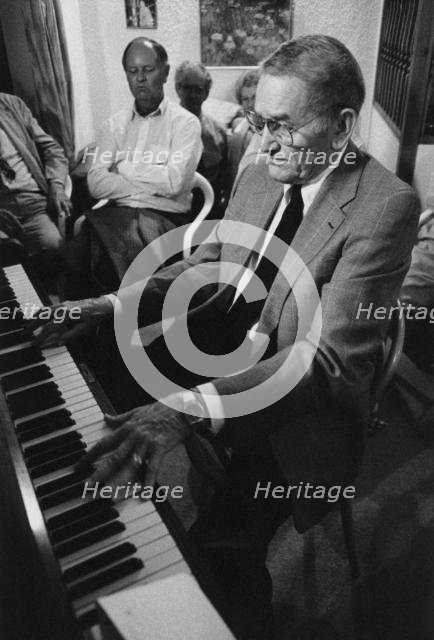 Ralph Sutton, private party, Bar Hill, Cambridge, 1998. Creator: Brian Foskett.