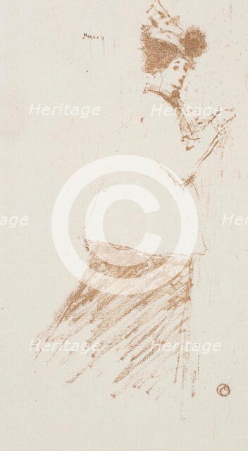 Woman in Cape and Hat, c1900-1925. Creator: Ernest Haskell.