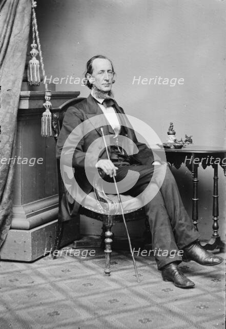 Alfred Osborn Pope Nicholson of Tennessee, between 1855 and 1865. Creator: Unknown.