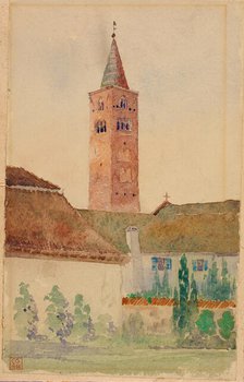 Church Tower, Italy, 1898. Creator: Cass Gilbert.