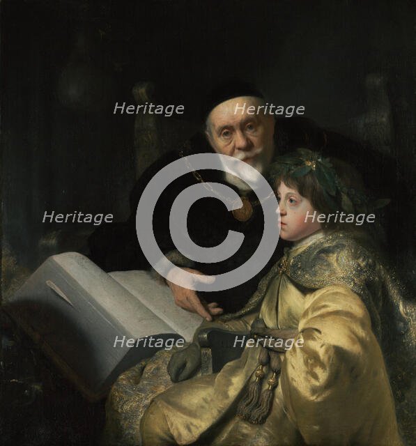 Prince Charles Louis of the Palatinate with his Tutor Wolrad von Plessen in Historical Dress, 1631. Creator: Jan Lievens.