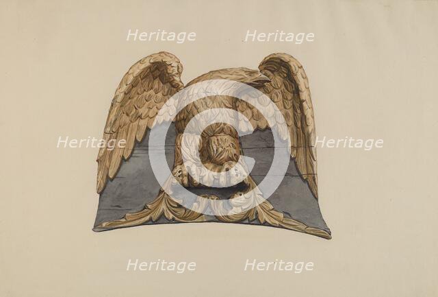 Spread Eagle Relief, 1935/1942. Creator: Flora Merchant.