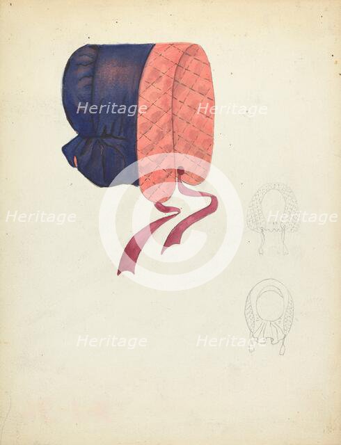 Bonnet, c. 1937. Creator: Dorothy Gernon.