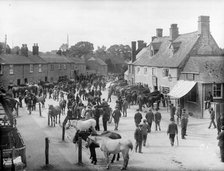 Horse Fair at Bampton, Oxfordshire, 1904. Artist: Henry Taunt