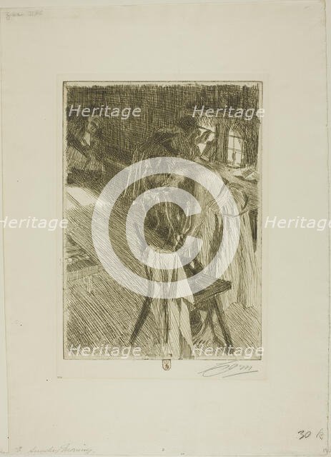 Sunday Morning, 1892/94. Creator: Anders Leonard Zorn.