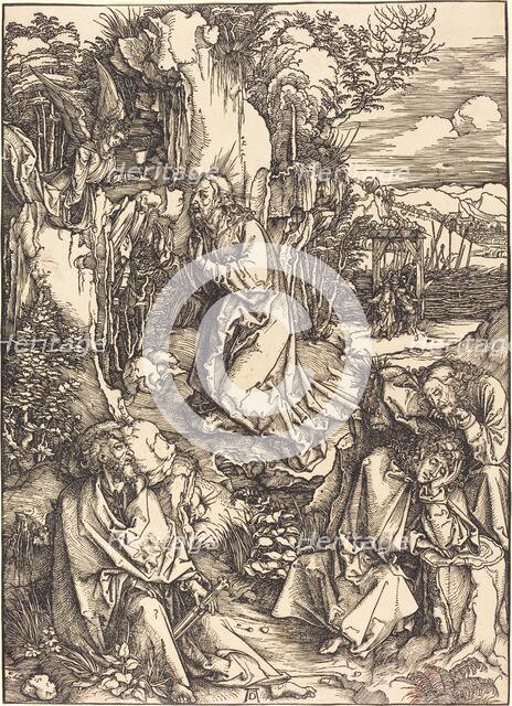Christ on the Mount of Olives, c. 1497/1499. Creator: Albrecht Durer.