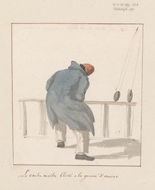 Boatswain on board the ship l'Heureuse Marianne, 1778. Creator: Louis Ducros.