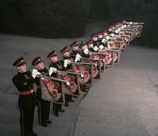 Trumpeters of the Royal Military School of Music, 1952.  Creator: Arthur Charles Kirby Ware.