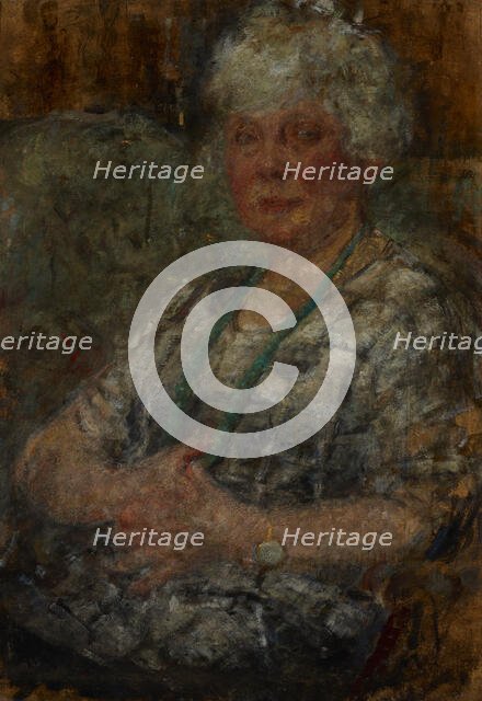 Portrait of the Painter Thomasson, between 1920-1925. Creator: Olga Boznanska.