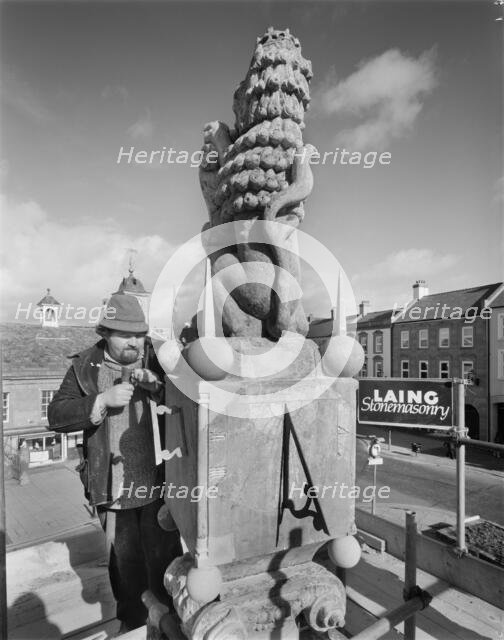 Market Cross, Market Place, Carlisle, Cumbria, 03/03/1986. Creator: John Laing plc.