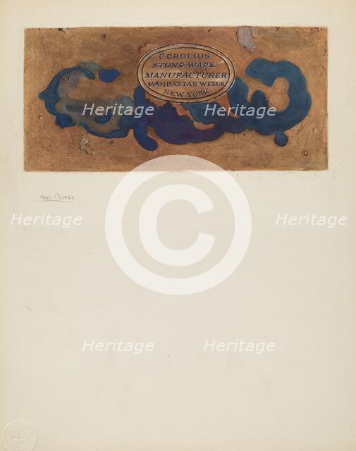 Jar, c. 1936. Creator: Charles Caseau.