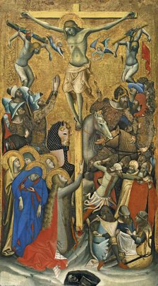 The Crucifixion, 1335. Creator: Vitale da Bologna.