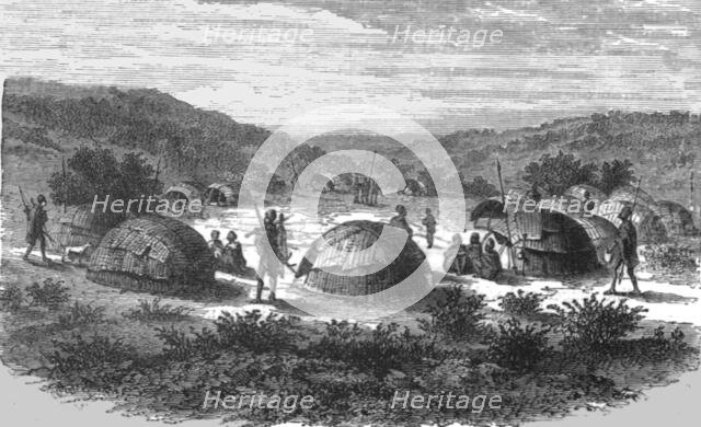 'Zulu Village; A Few Words about Natal and Zululand', 1875. Creator: Unknown.