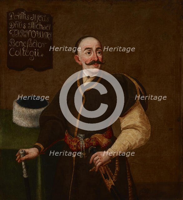 Portrait of Michal Tarnowski (1670-1712), c1738. Creator: Ignacy Steiner.