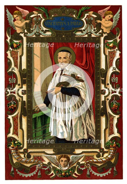 St Vincent de Paul, 1886. Artist: Unknown