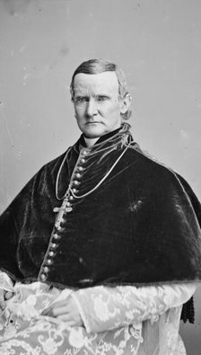 Archbishop John McCloskey, between 1855 and 1865. Creator: Unknown.