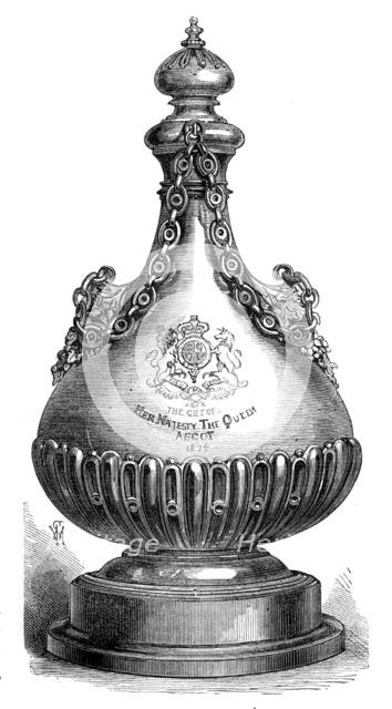 Ascot Race Plate: the Queen's Gold Vase, 1874. Creator: Unknown.